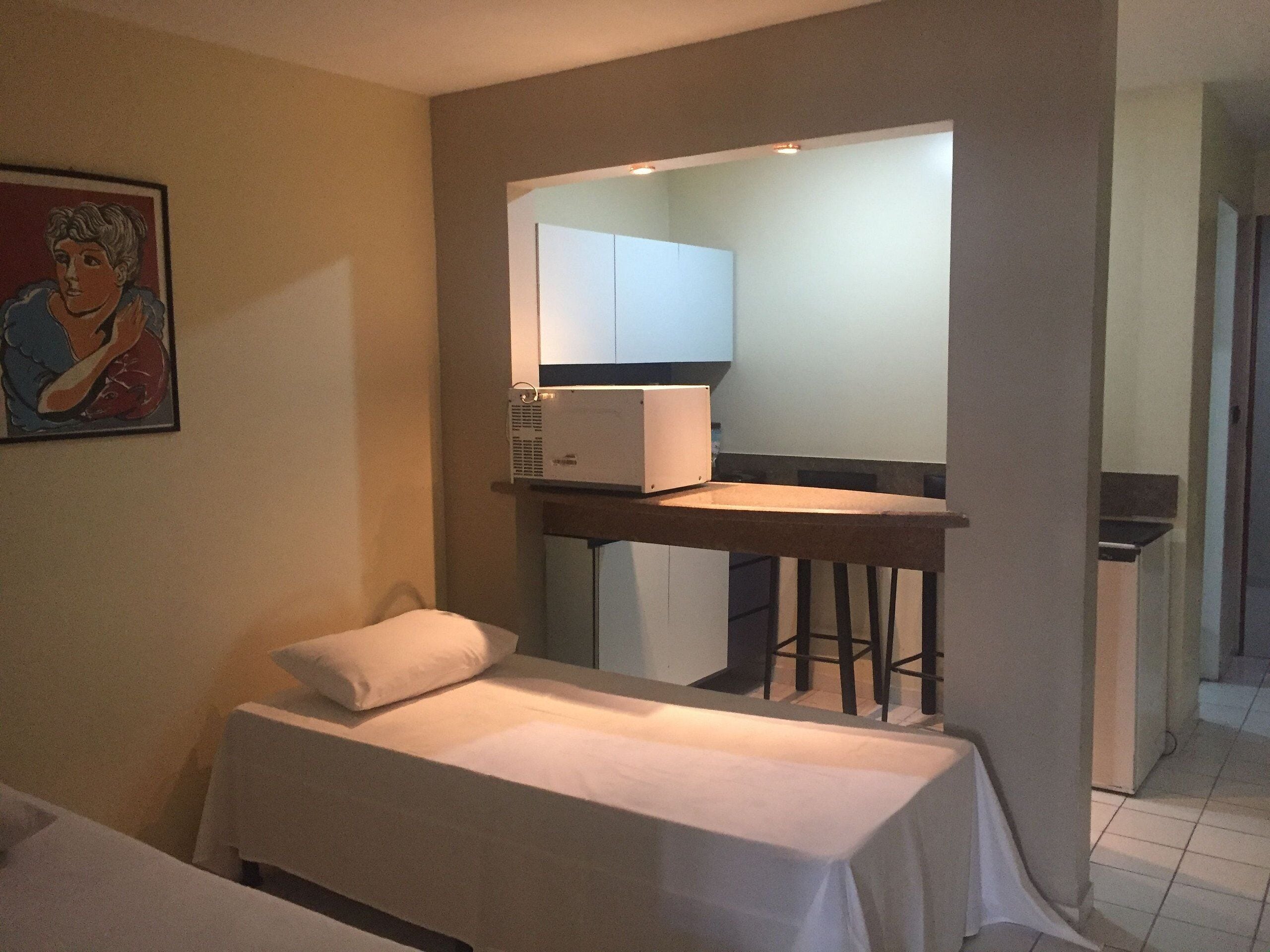 Apartamento | 1 quarto, frigobar, escrivaninha, cortinas blackout