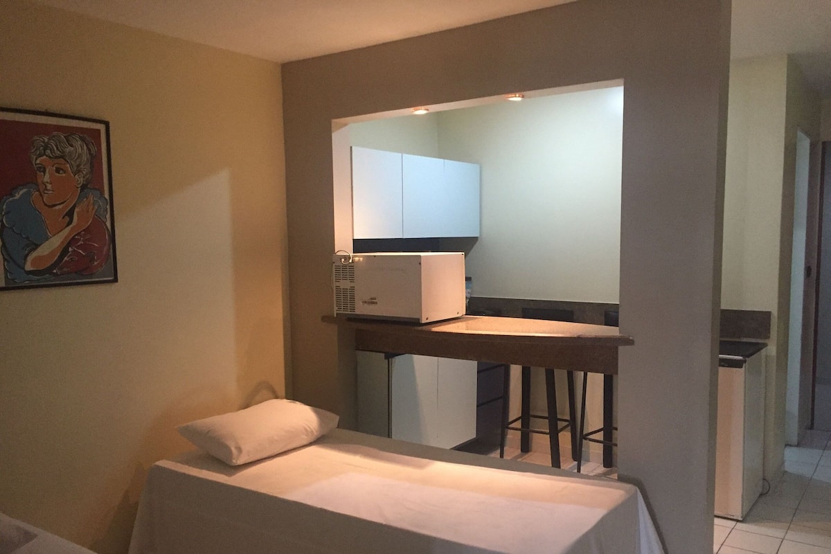 Departamento | 1 habitación, minibar, escritorio y cortinas blackout