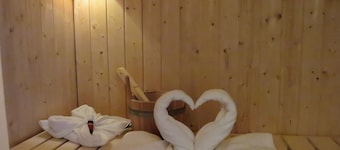 Apartment 90m² with sauna for single use. Barbecue area, terrace, garden, carport