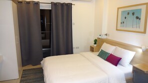 1 soverom, strykejern/-brett, wi-fi og sengetøy