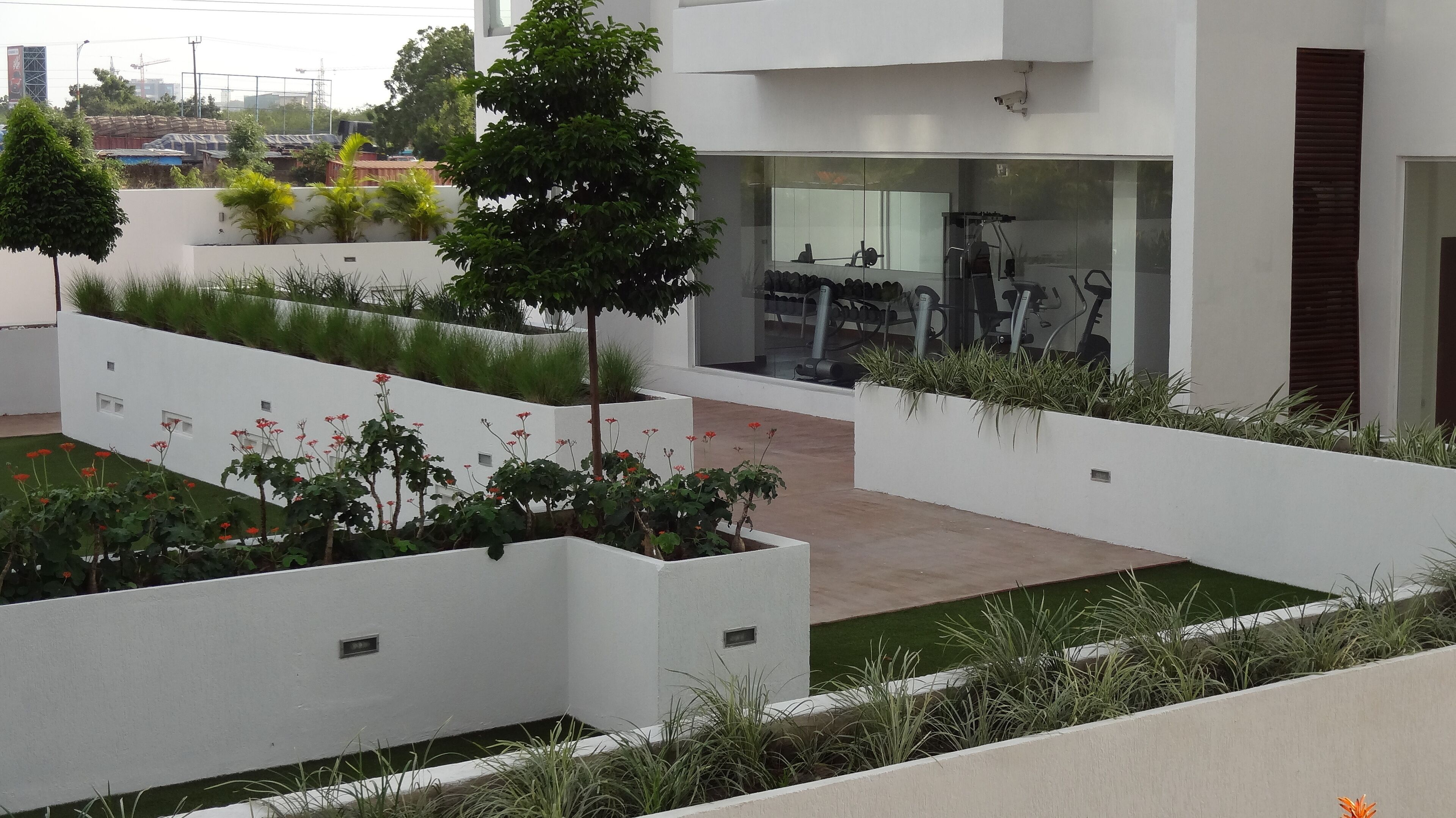 Enceinte de l’hébergement