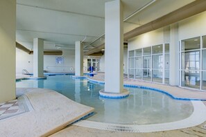 Indoor pool, a heated pool