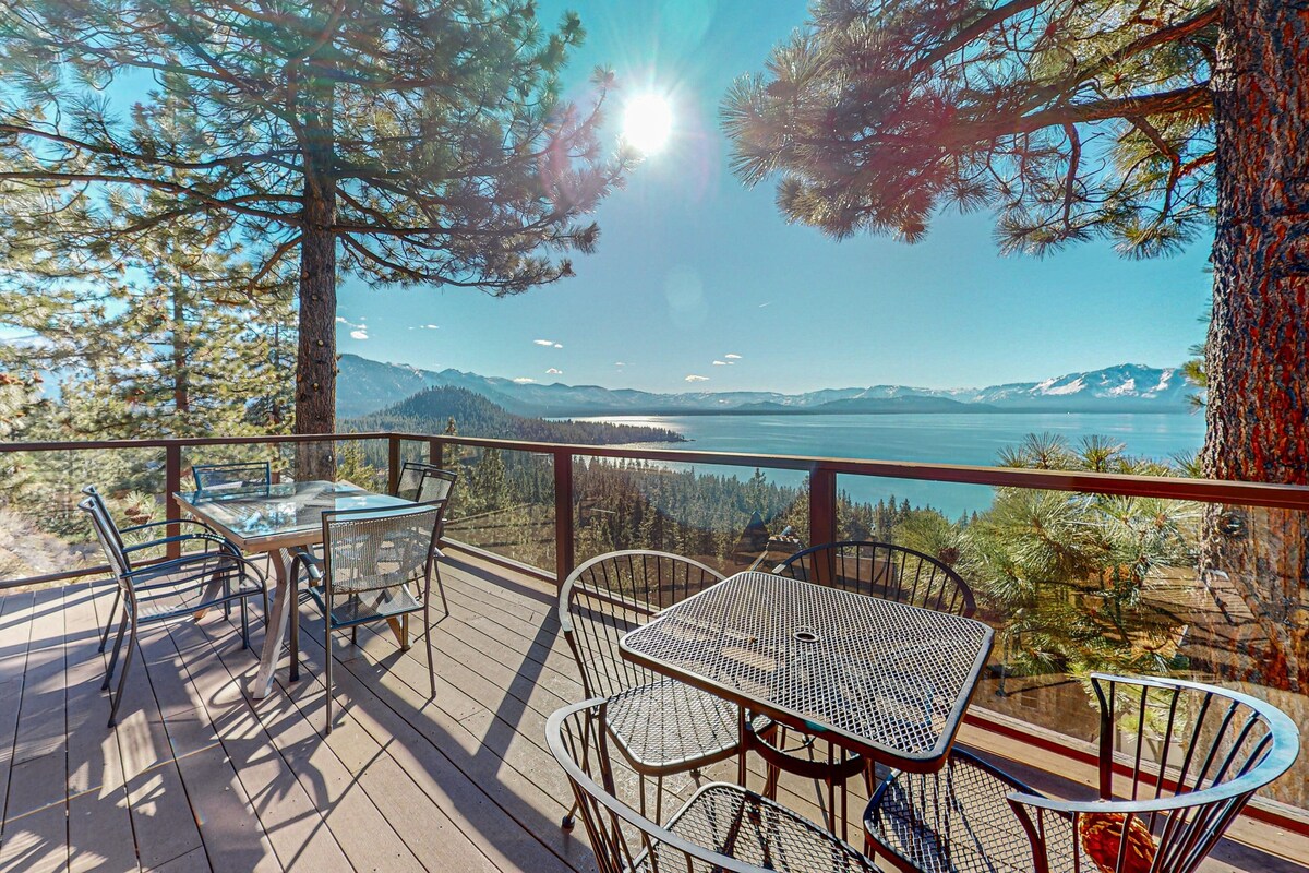 Luxury home with game room, sauna, and stunning lake views