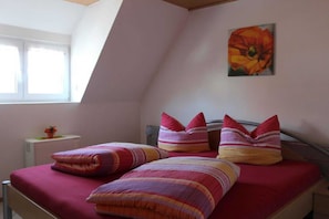 2 chambres, Wi-Fi, literie fournie
