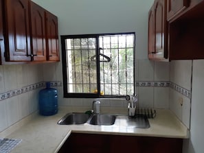 Fridge, oven