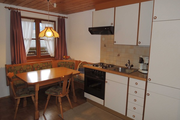 Essecke mit Küchenblock