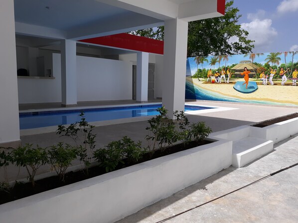 Pool - Building of 5 apartments of 1 and 2 bedrooms in a very good and quiet area (Los Melones)