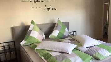 2 slaapkamers, beddengoed