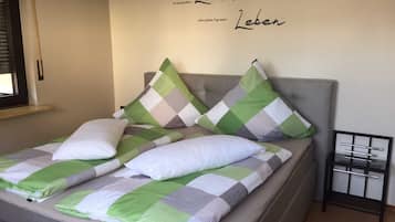 2 slaapkamers, beddengoed
