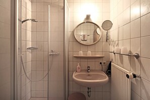 Hair dryer, towels