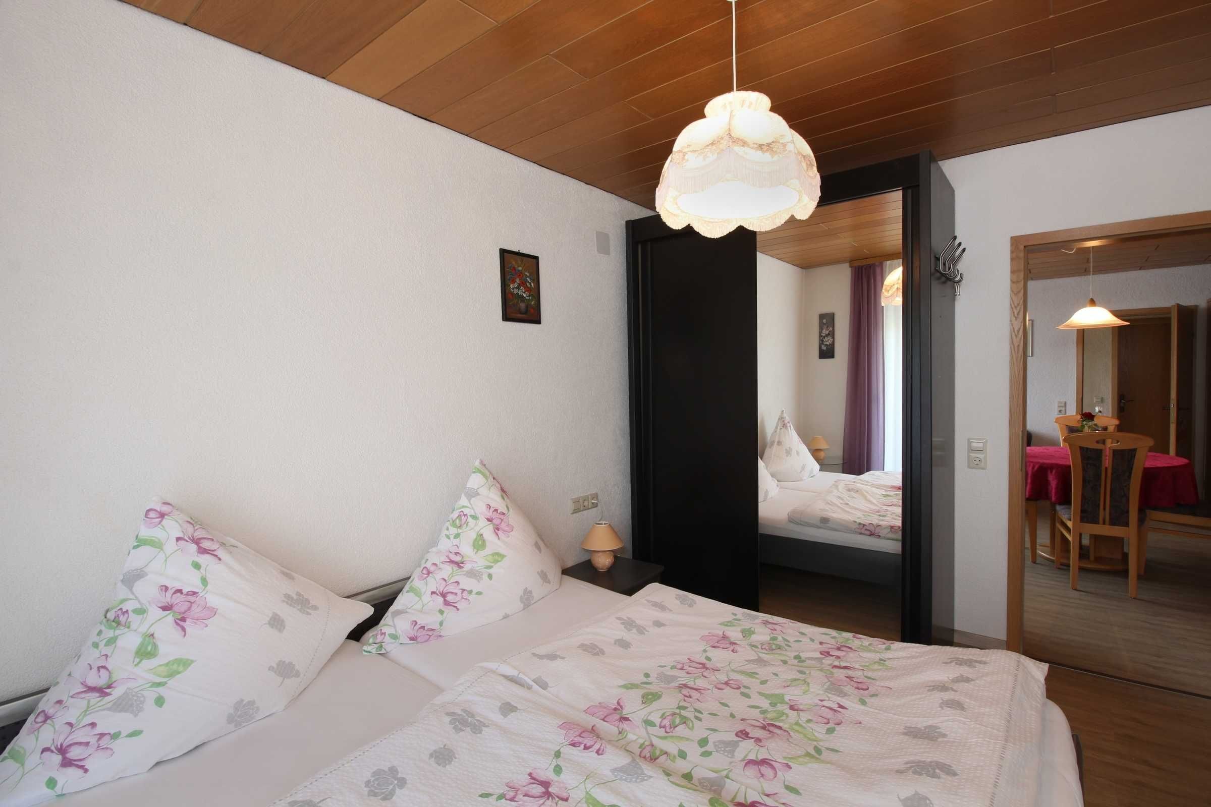 2 bedrooms, bed sheets