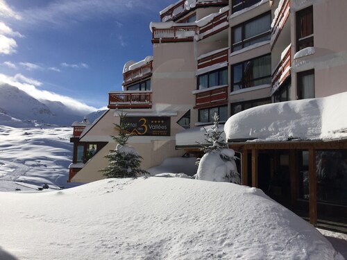 Cozy apartment - Residence Les Trois Vallées, view of the Péclet glacier