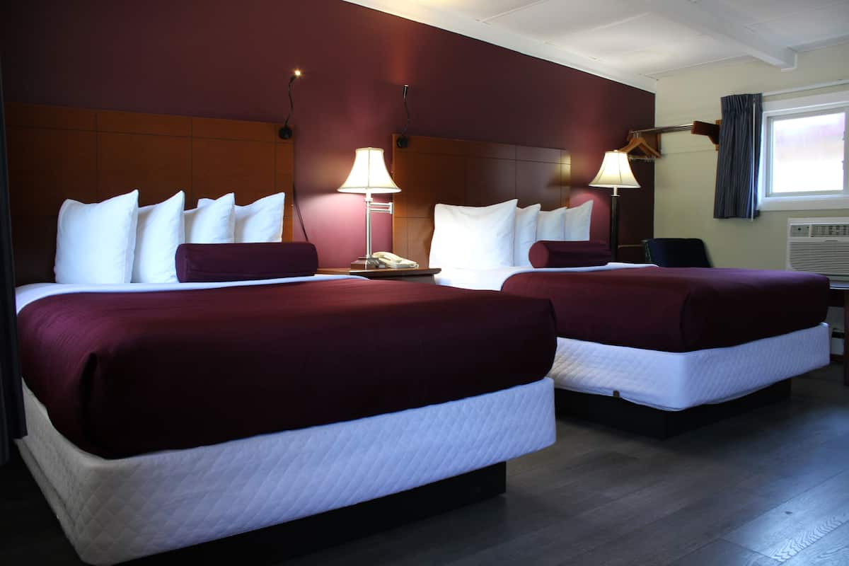 Room, 2 Queen Beds, Non Smoking, Refrigerator & Microwave | Premium bedding, in-room safe, individually decorated