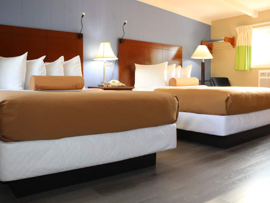 Room, 2 Queen Beds, Non Smoking, Refrigerator & Microwave | Premium bedding, in-room safe, individually decorated