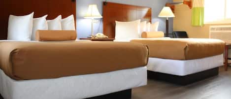 Room, 2 Queen Beds, Non Smoking, Refrigerator & Microwave