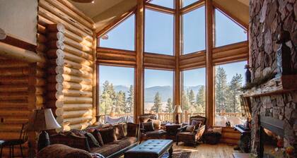 Majestic Log Cabin with Amazing Views; Near Brundage & Meadow Creek Golf Course