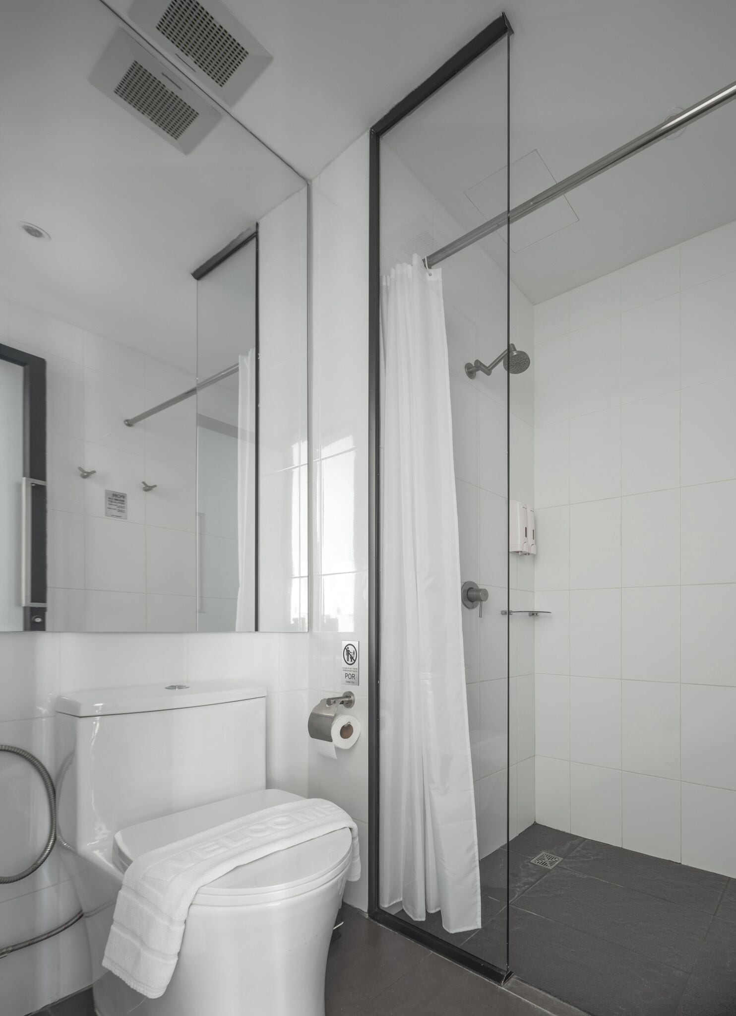 free toiletries, hair dryer, slippers, bidet