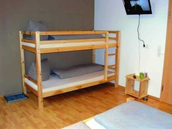 1 bedroom, travel crib, WiFi, bed sheets