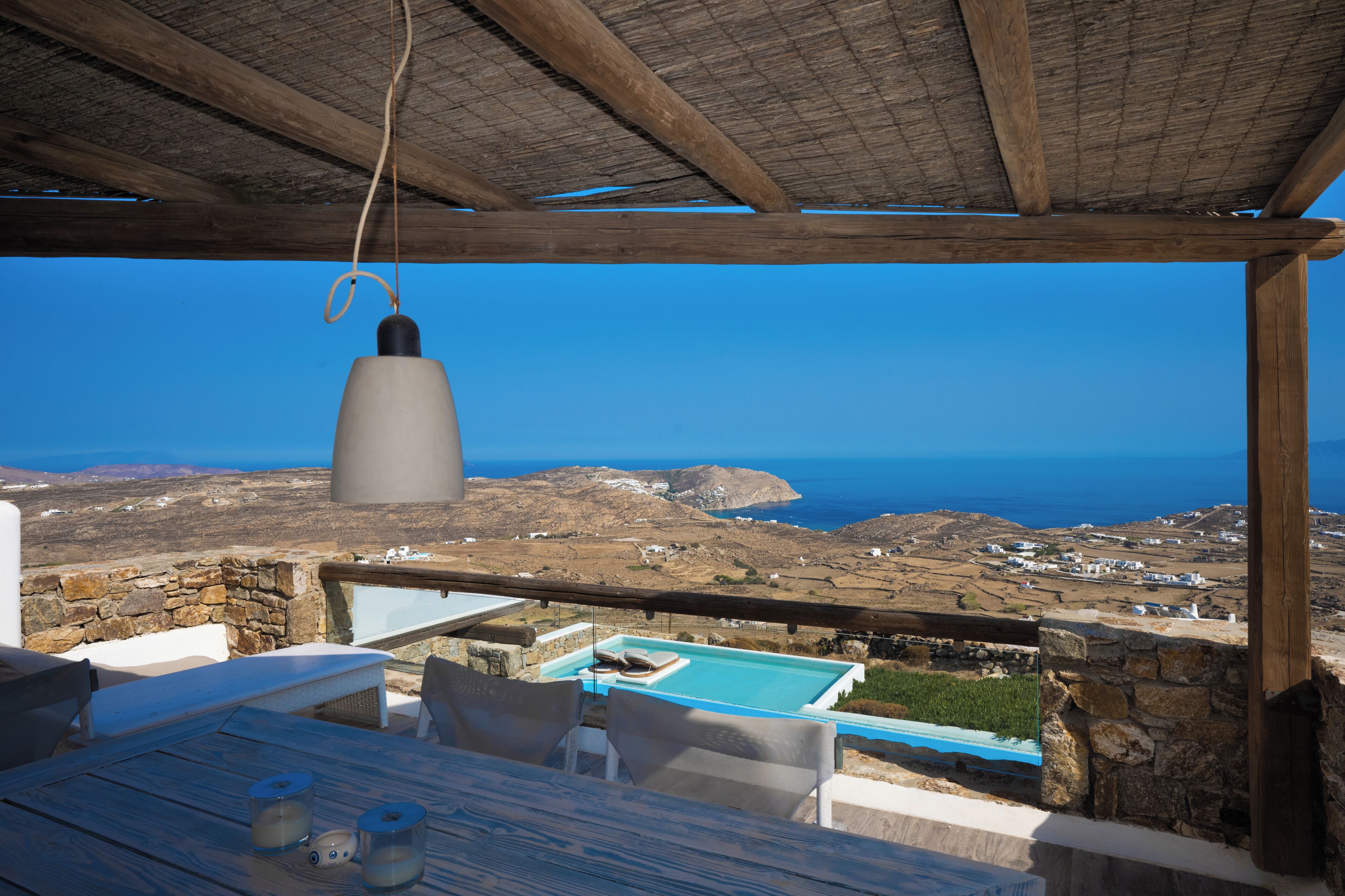 Uitzicht op strand/zee