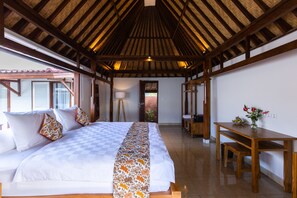 Superior Double or Twin Room, 1 Bedroom, Sea View | Premium bedding, minibar, in-room safe, individually decorated - Nalika Beach Resort & Restaurant - Adults Only (Seririt)