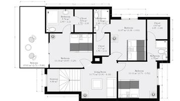 Standard House, 5 Bedrooms | Floor plan