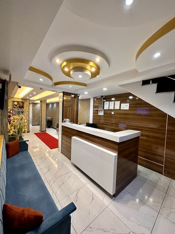 Lobby sitting area
