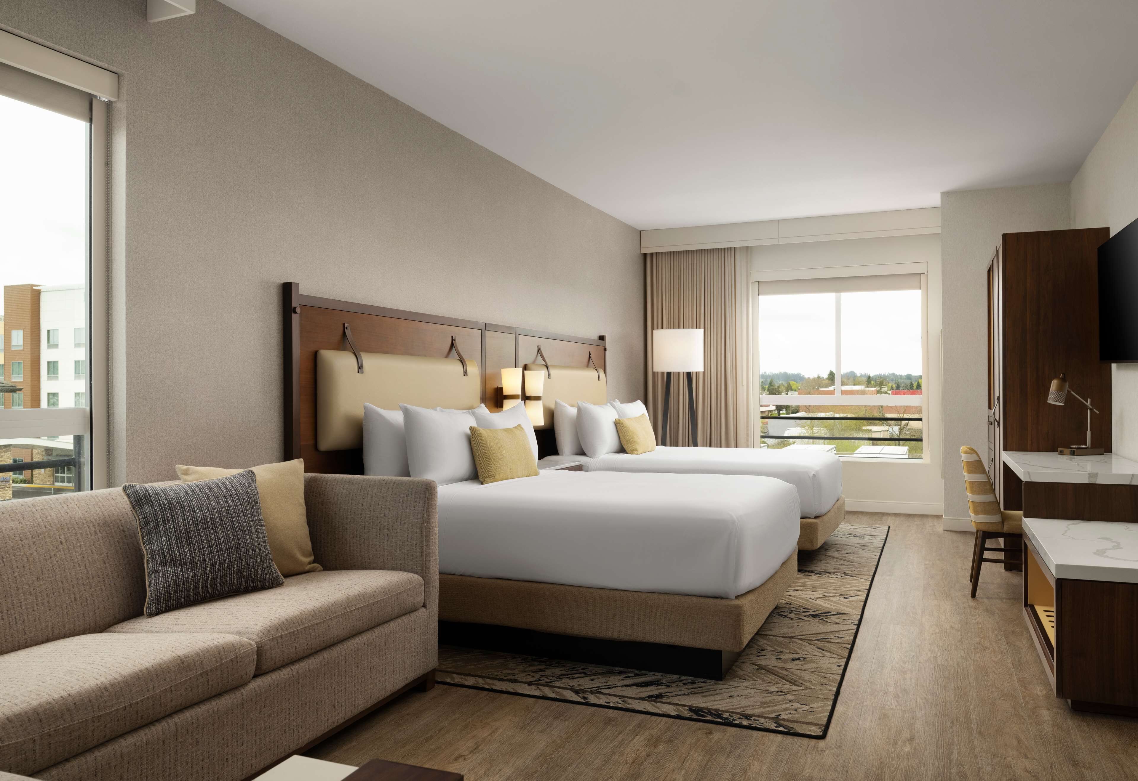 55-inch flat-screen tv with cable channels, tv