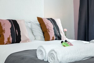 3 habitaciones y ropa de cama hipoalergénica