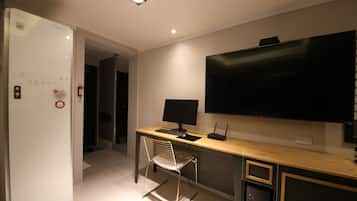 Royal Double Room | Premium bedding, down comforters, desk, laptop workspace