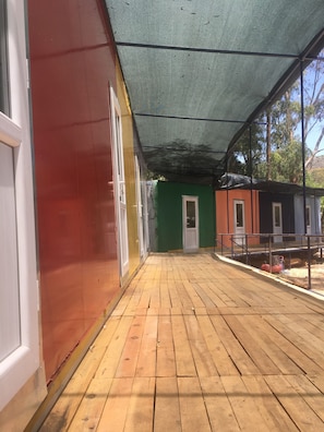 Terrace/patio - Patara Woddy Coffee & Bar - Hostel (Kas)