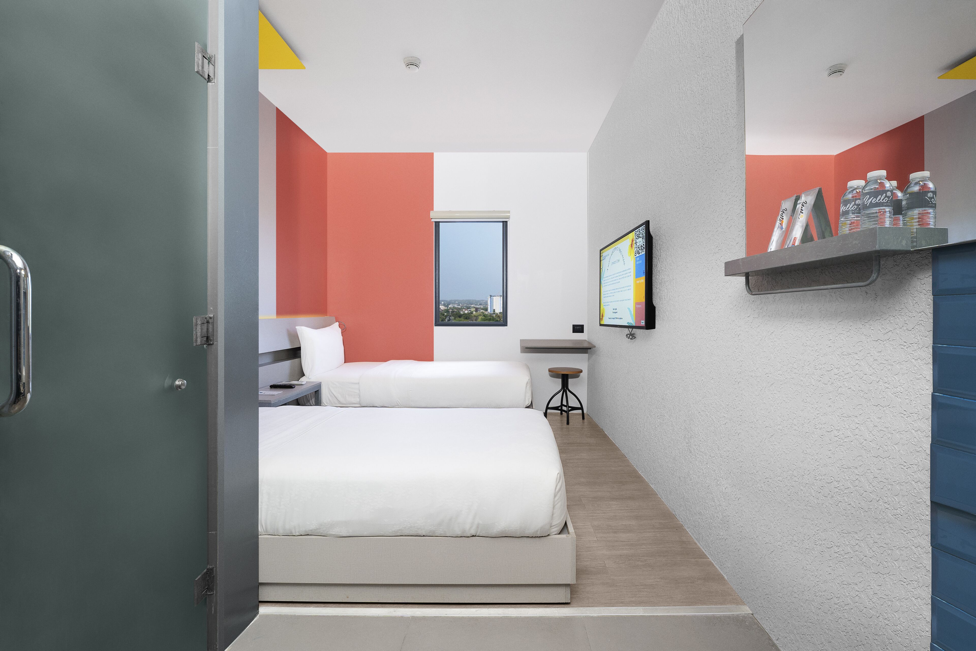 superior twin room, 2 single beds | laptop workspace, blackout curtains, iron/ironing board, free wifi