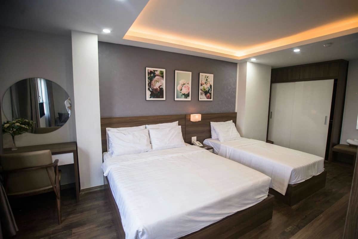Departamento familiar | Escritorio, cortinas blackout, wifi gratis y ropa de cama