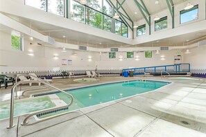 Indoor pool, a heated pool