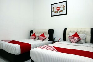 Free WiFi, bed sheets