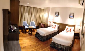 Tomannsrom – premium | Safe på rommet, strykejern/-brett, wi-fi (inkludert) og sengetøy