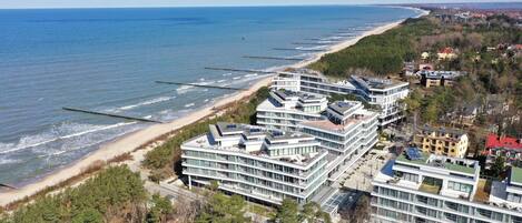 Voorkant van accommodatie