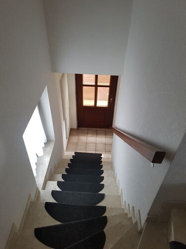 Upper apartment in Westeraccum with balcony