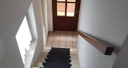 Upper apartment in Westeraccum with balcony