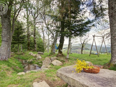 Cozy lodging for 6 near slopes, pets allowed