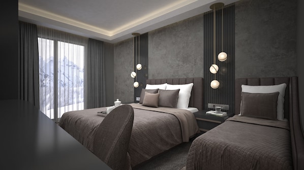 Premium bedding, Select Comfort beds, minibar, in-room safe