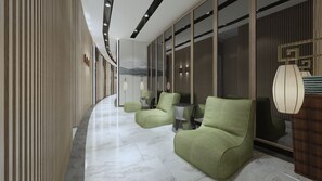 Een sauna, massagebehandelingen