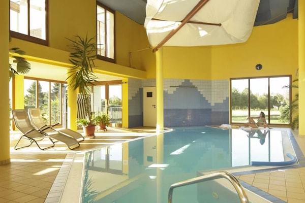 Indoor pool, outdoor pool