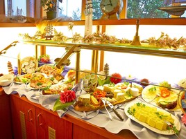 Daily buffet breakfast (EUR 23 per person)