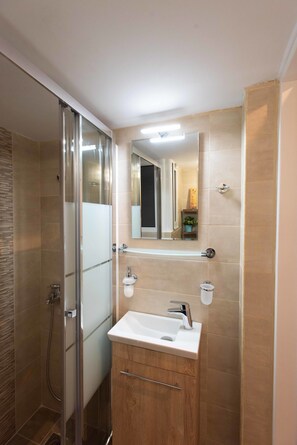 Apartment, 1 Bedroom | Bathroom sink - Blue Ark Stylish Athens (Athens)