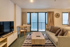 Appartement, 1 chambre | Aire de séjour | Téléviseur connecté, Netflix