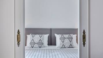 Apartamento standard | 1 quarto, roupas de cama premium, camas com colchões pillow-top