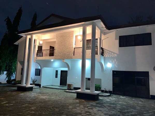 Front of property - evening/night