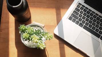 Quarto casal design | Área de estar