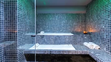 Couples treatment rooms, Turkish bath, Swedish massages, Thai massages
