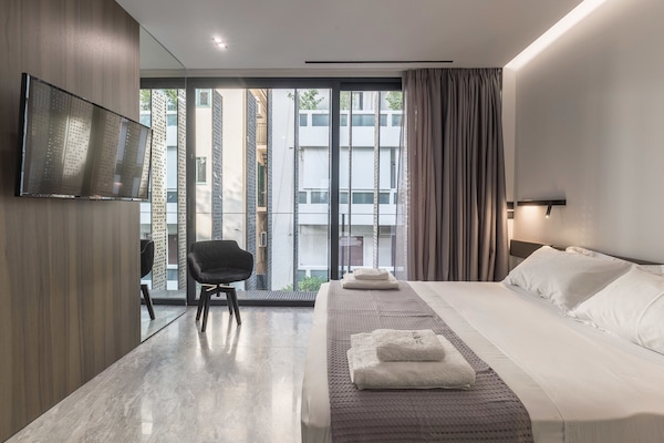 Luxury Suite, 1 Bedroom (Front View, 204) | View from room